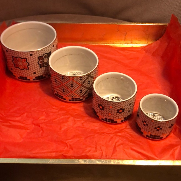 NWT Anthropologie Bistro Tile measuring cup set. New, never used. - Picture 2 of 6